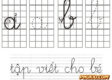 Tải Bộ Font Chữ Tiểu Học (Font Ô Ly) Chuẩn Cho Bé Tập Viết
